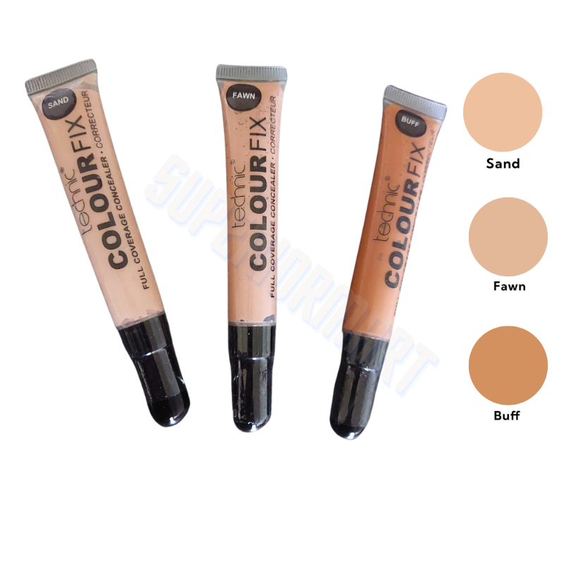 Technic Colour Fix Full Coverage Concealer Corrector Sand Fawn Buff Vegan from Superior Mart