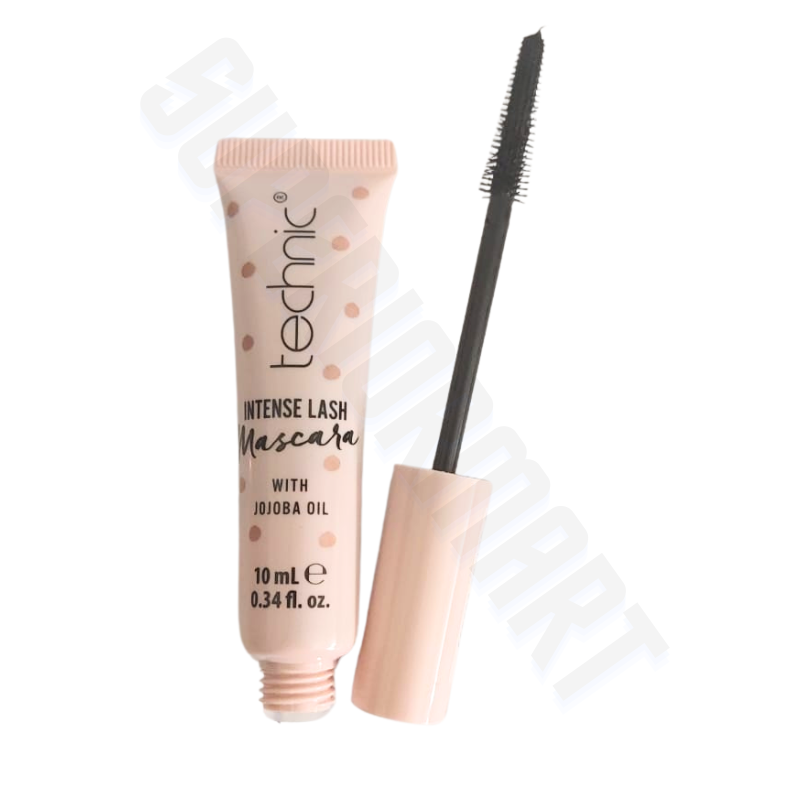 Technic Intense Lash Mascara With Jojoba Oil Black Vegan 10ml Lash Building from Superior Mart