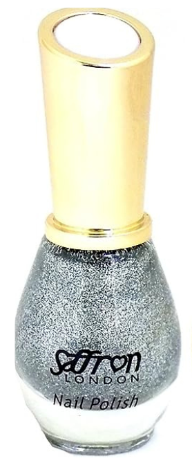 Saffron Glitter Nail Polish Nail Varnish 13ml 6 Glitter Colours To Choose from Superior Mart