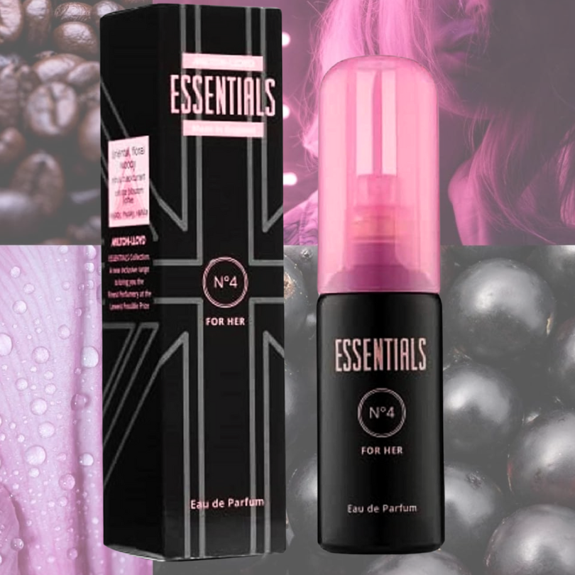 Essentials No.4 Womens Perfume By Milton Lloyd 50ml EDT Made in England from Superior Mart