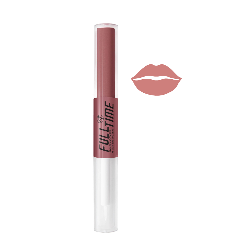 W7 Full Time Lips Stay On Lip Colour High Shine Lip Sealer Duo-ended Lip gloss from Superior Mart