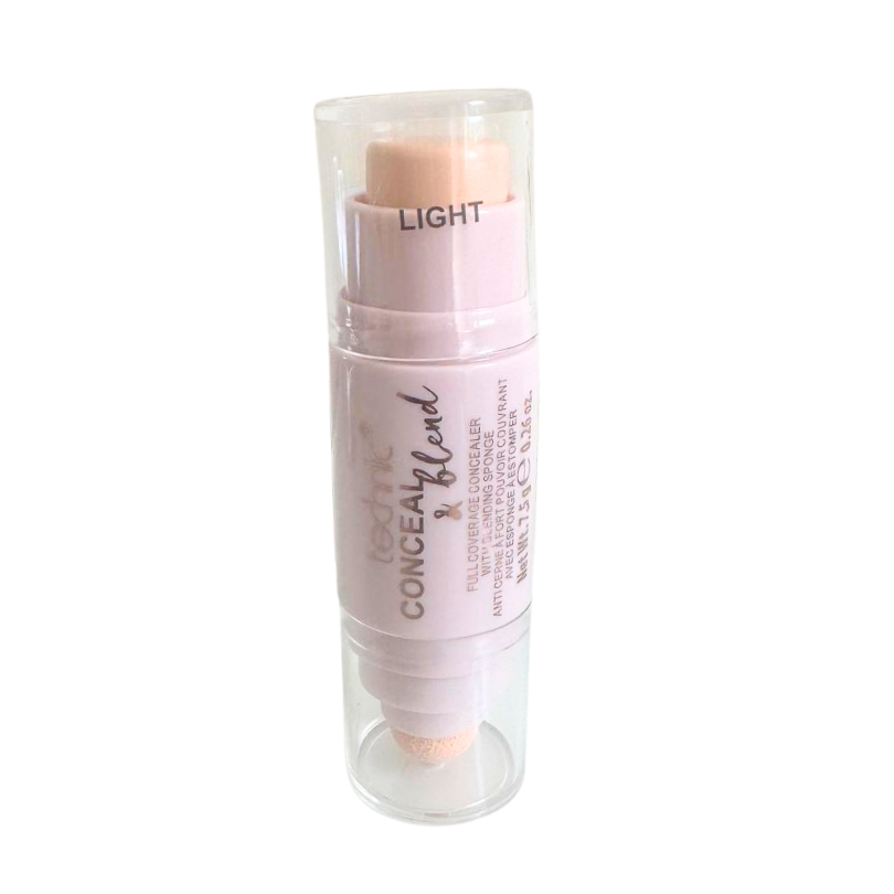 TECHNIC Conceal & Blend Concealer + Sponge Full Coverage 7.5g Concealer Blender from Superior Mart