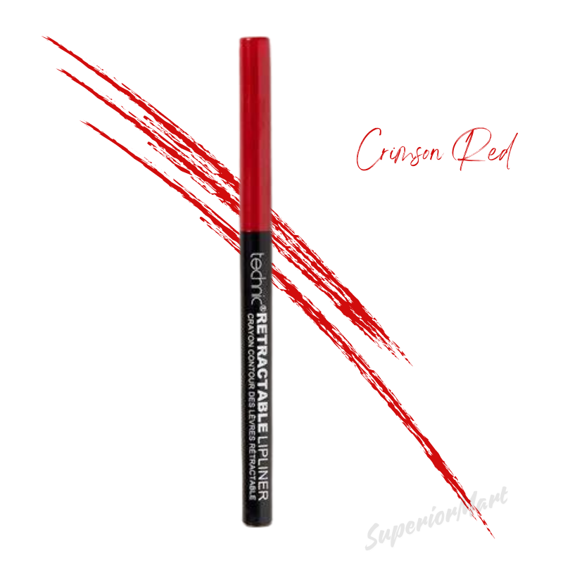 2xTechnic  Lip Liner Twist Up Pencil Crayon Crimson Red (2-pack) from Superior Mart