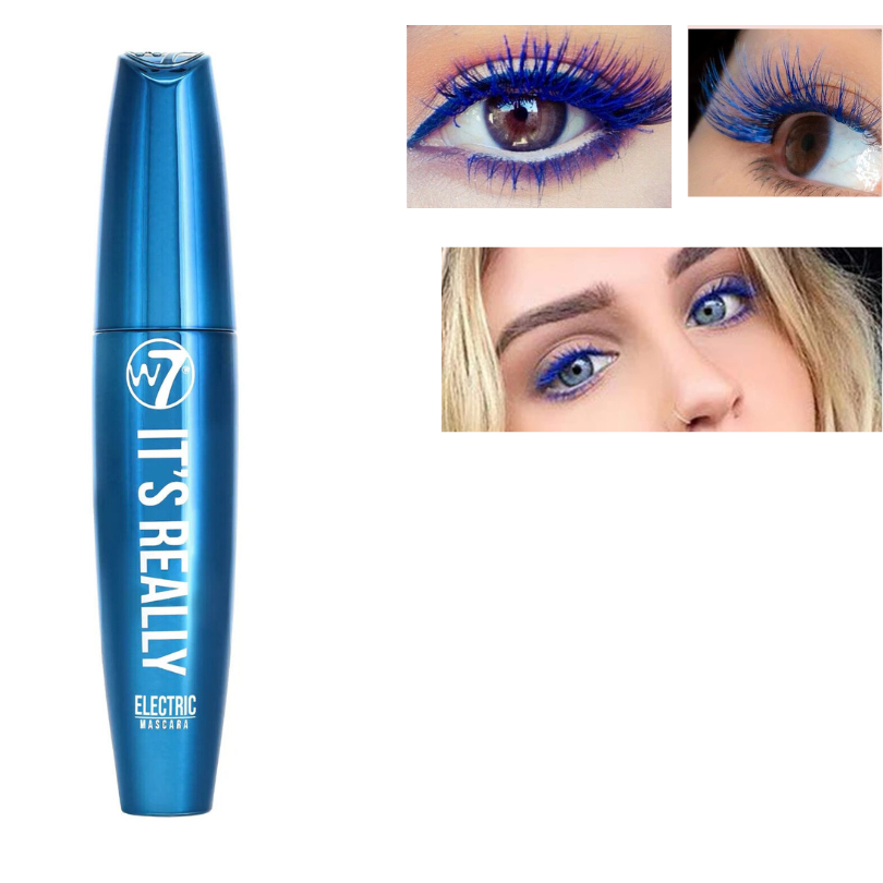 W7 Blue Mascara It's Really Blue Electric Enhancing Lengthening Mascara 15ml from Superior Mart