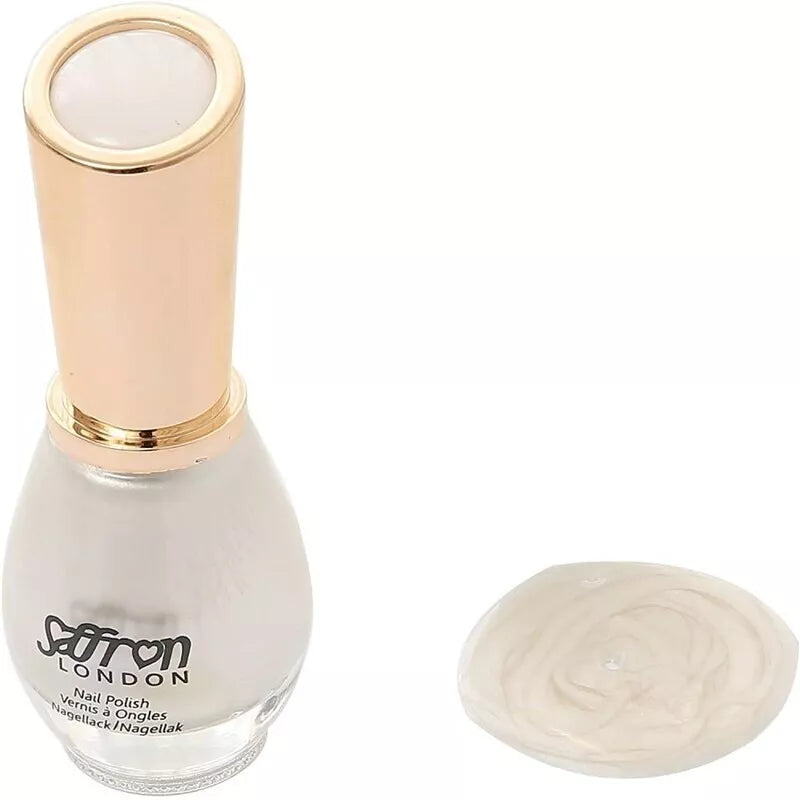 2pk Saffron Nail Polish Varnish MOTHER OF PEARLS Nail Care Polish Stylish Nail from Superior Mart