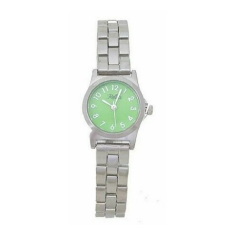 Reflex Ladies Analogue Green Dial & Silver Tone Metal Bracelet Strap Watch LB100 - Needs Battery from REFLEX