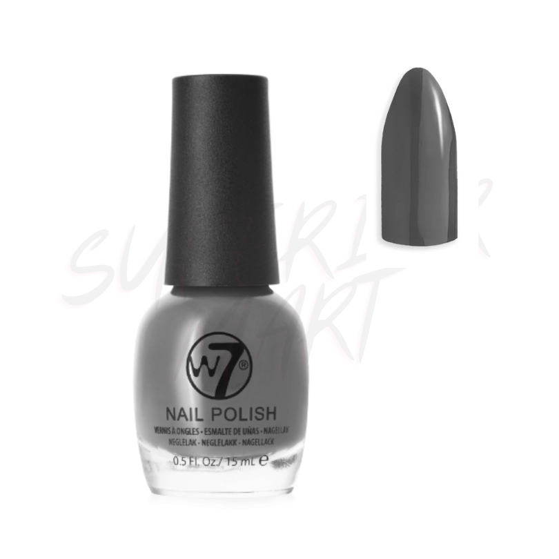 W7 Nail Varnish Polish 15ml Classic Nail Polish Shade Slate 145 from Superior Mart