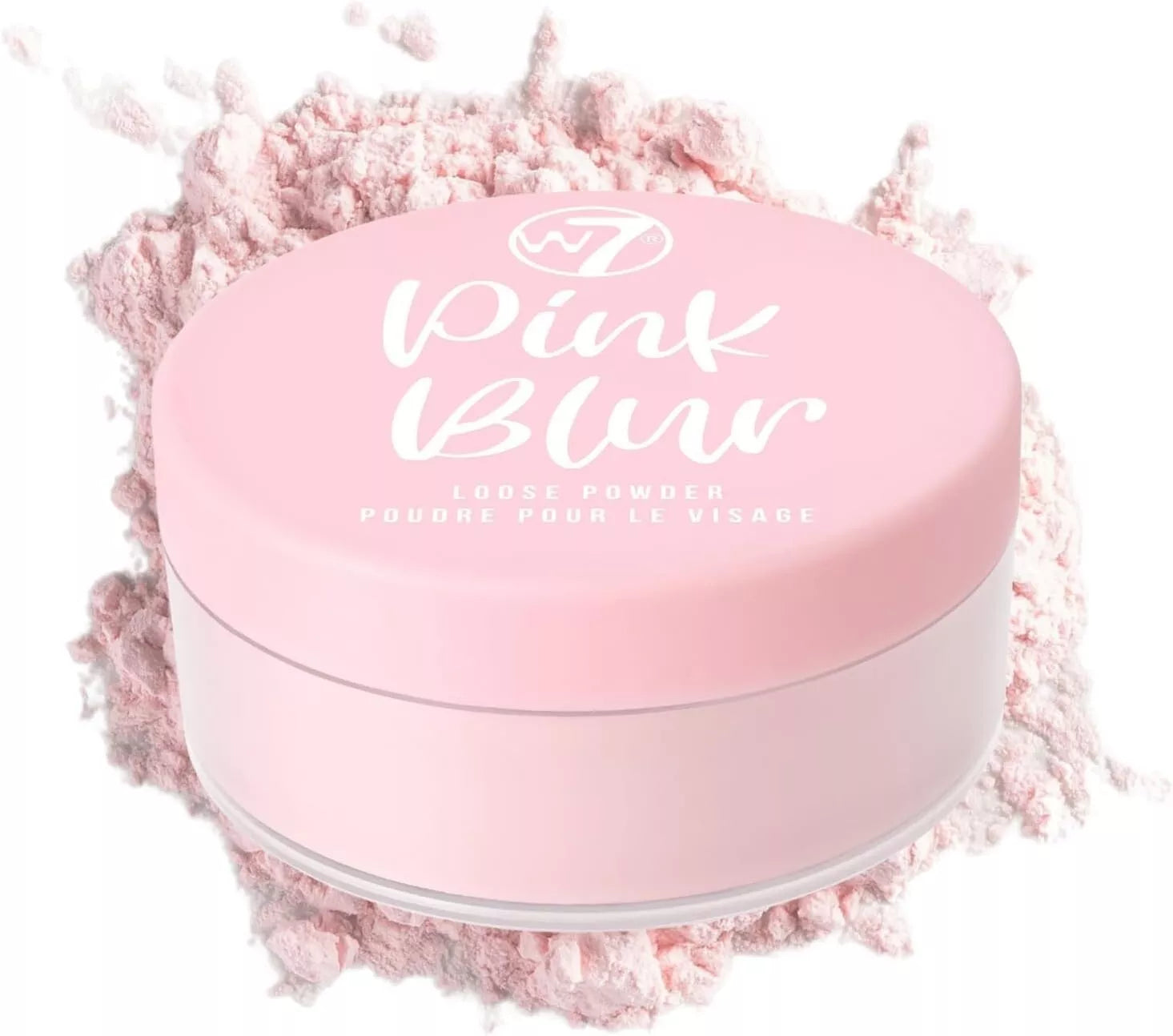 W7 Pink Blur Loose Powder Setting Brightening & Blurring Face Powder from Superior Mart