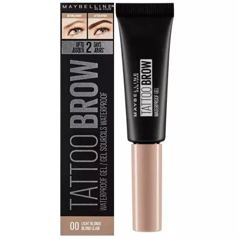 Maybelline Tattoo Brow Waterproof Eyebrow Gel 00 Light Blonde 5ML from Superior Mart