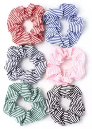 Back To School Hair Scrunchies Red Black Pink Blue Green By Molley & Rose from Superior Mart