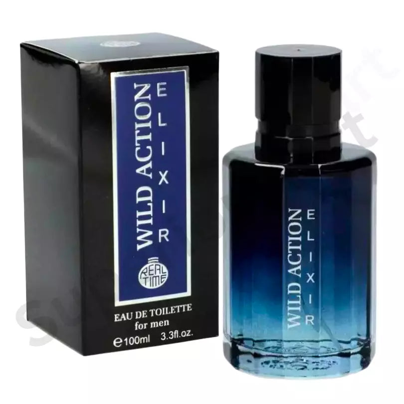 WILD ACTION ELIXIR MENS SMELL A LIKE SAUVAGE ELIXIR 100ML EDT FOR MEN from Superior Mart