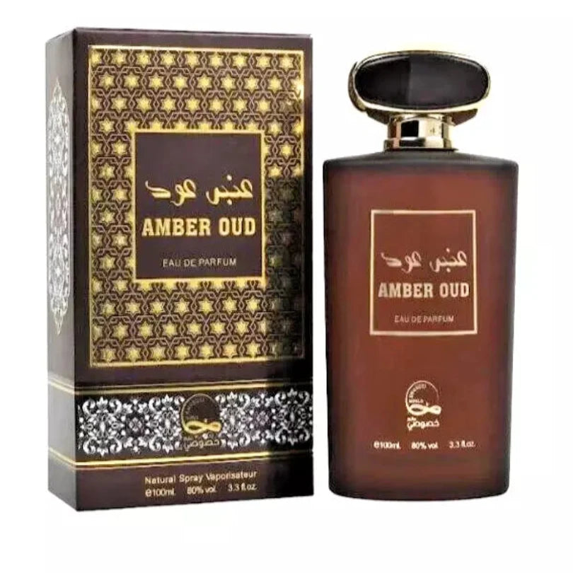 Amber Oud Eau De Parfum 100ml Mens Perfume Spray Arabic Fragrance Gift For Him from Superior Mart