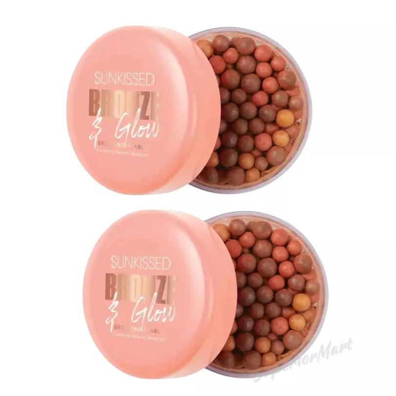 2XSunkissed Bronze & Glow Bronzing Pearls Bronzed Glow to the skin (2Pack) from Superior Mart
