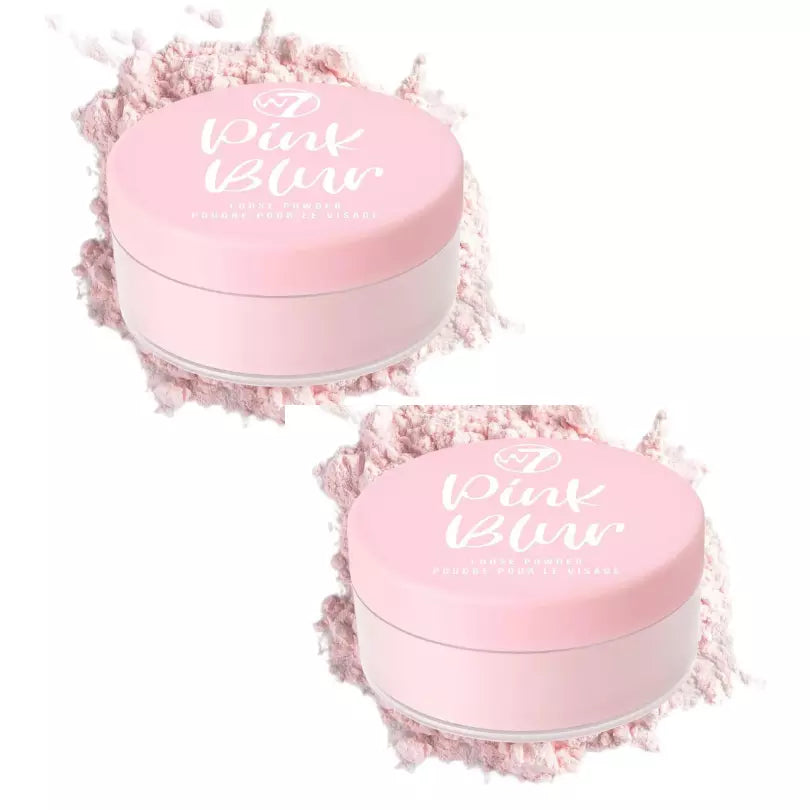 2XW7 Pink Blur Loose Powder Setting Brightening Blurring Face Powder (Pack of 2) from Superior Mart