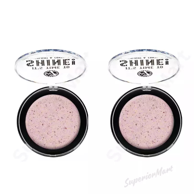 2X W7 Face Shimmer It's Time To Shine Highlight & Contour Powder from Superior Mart
