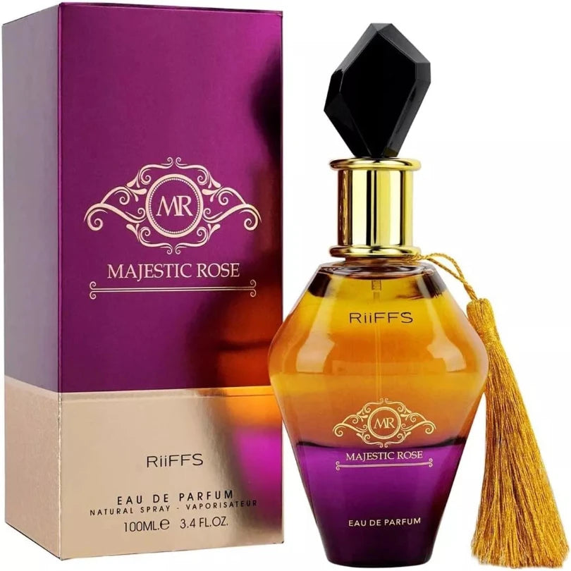 Riiffs Majestic Rose 100ml EDP Eau De Parfum For Men & Women Long Lasting Boxed from Superior Mart
