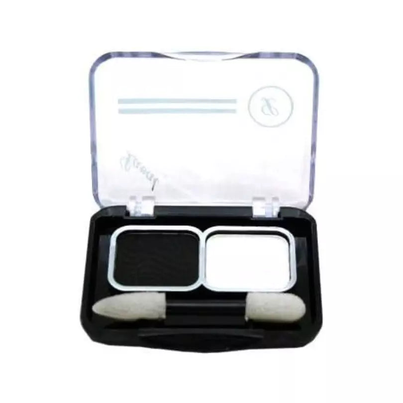 Laval Black White Eyeshadow Duo Mixed Doubles With Applicator from Superior Mart