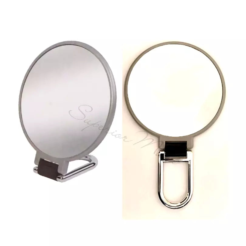 Makeup Shaving Magnifying Mirror Tabletop Round Travel Mirror Double Sided from Superior Mart