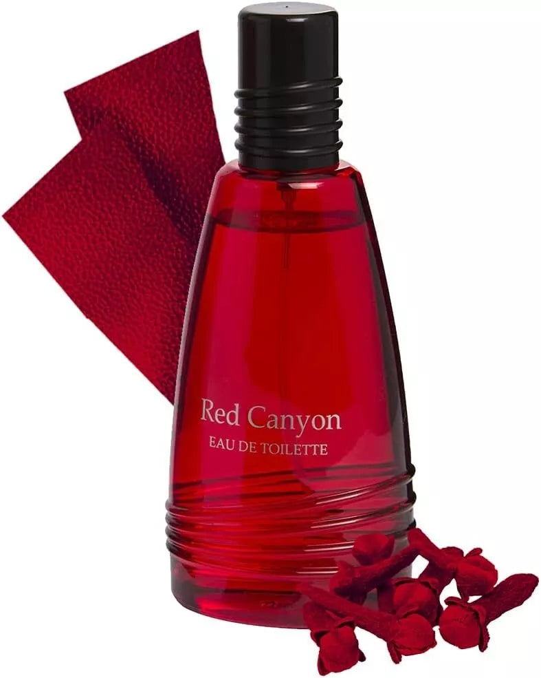 RED CANYON PARFUM MENS LEATHER SPICY FRAGRANCE GIFT FOR HIM from Superior Mart