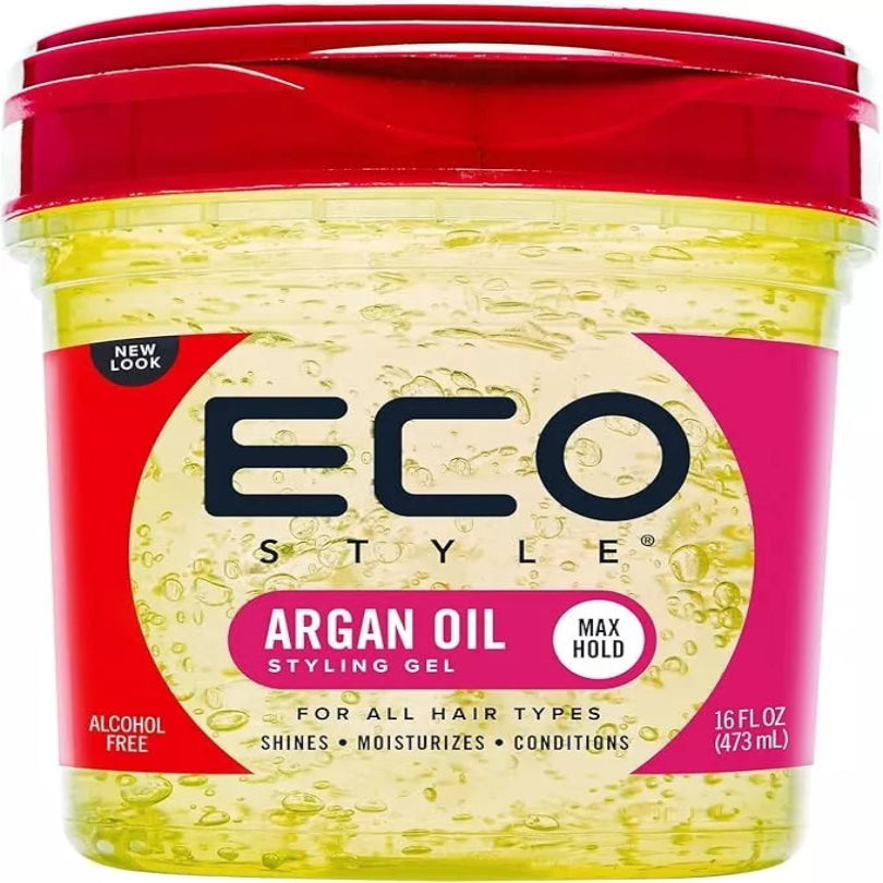 ECO STYLER MOROCCAN ARGAN OIL STYLING GEL 473ML MAX HOLD ALCHOHAL FREE from Superior Mart