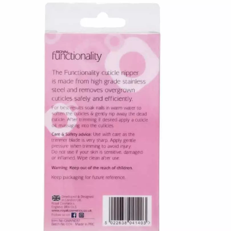 Royal Professional Cuticle Nail Art Nippers Clippers Manicure Remover from Superior Mart