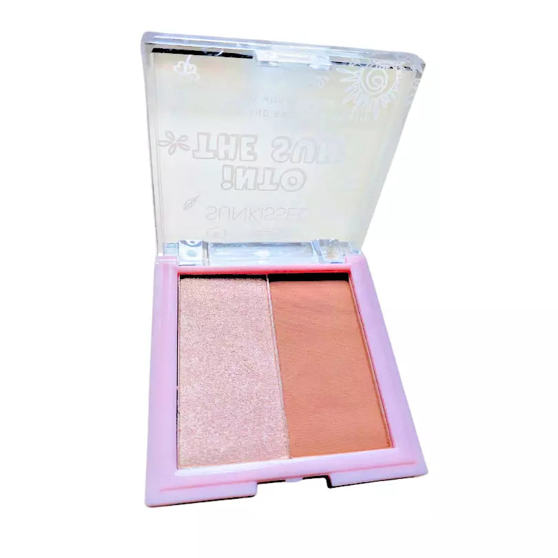 Sunkissed Highlighter Bronzer Palette Bronzing With Minerals from Superior Mart