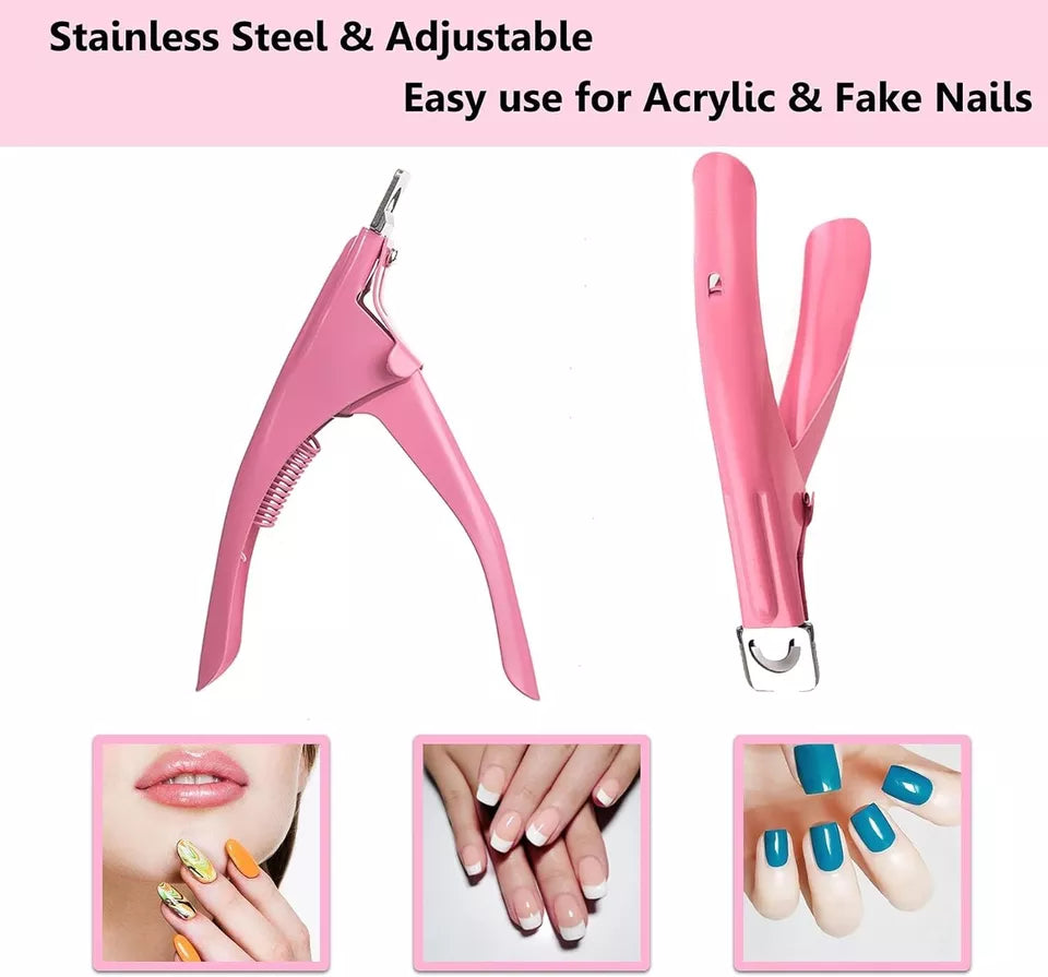 Nail Clippers Tip Cutters for Acrylic False Fake Gel Nail Clipper Professional from Superior Mart