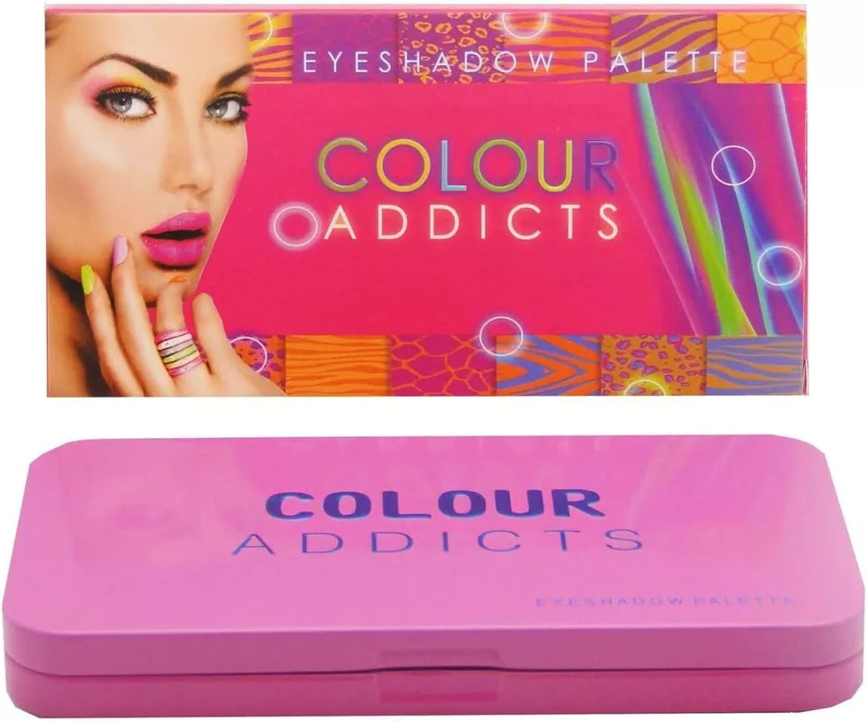 Saffron Eye shadow Palette 9 Colour Eye Shadow Shimmery Make Up Colour Addicts from Superior Mart