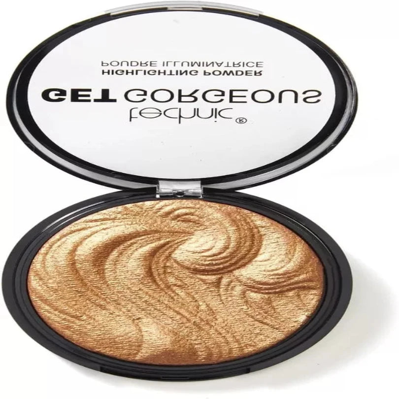 Technic Face Highlighting Powder Pressed Shimmer Makeup Get Gorgeous Gold 6g from Superior Mart