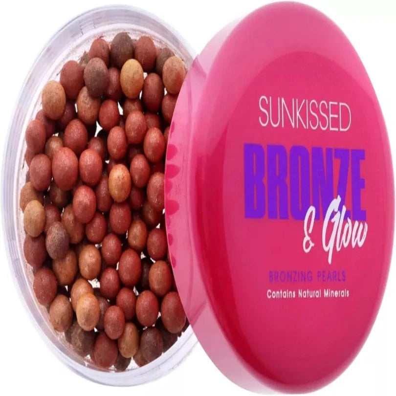 Sunkissed Bronze & Glow Bronzing Pearls Beads Mineral Powder Vegan Friendly 45g from Superior Mart