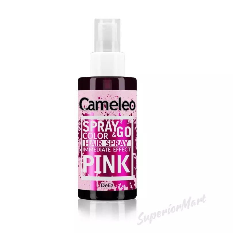 DELIA Cameleo Instant Colour Spray Hair Toner Pink Colour Immediate Effect from Superior Mart