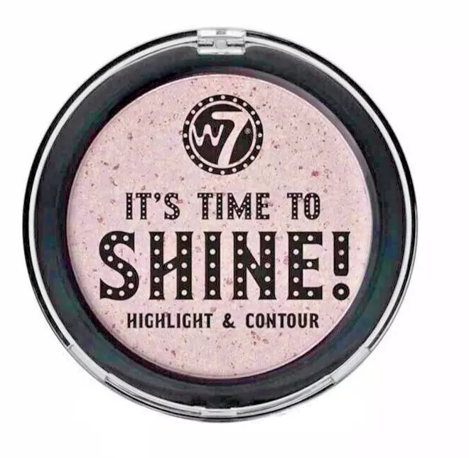 2X W7 Face Shimmer It's Time To Shine Highlight & Contour Powder from Superior Mart