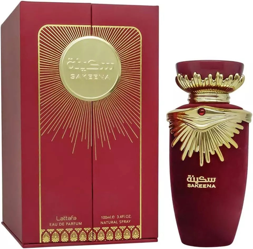 Arabian Parfum 100ml Perfume Fragrance Spray Sakeena by Lattafa Luxury UAE Scent from Superior Mart