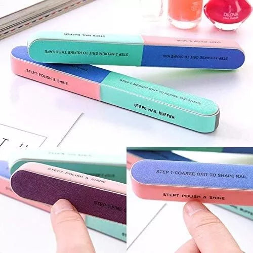 7 in 1 Nail Buffer Polishing Block File Manicure Pedicure Polish & Shine from Superior Mart