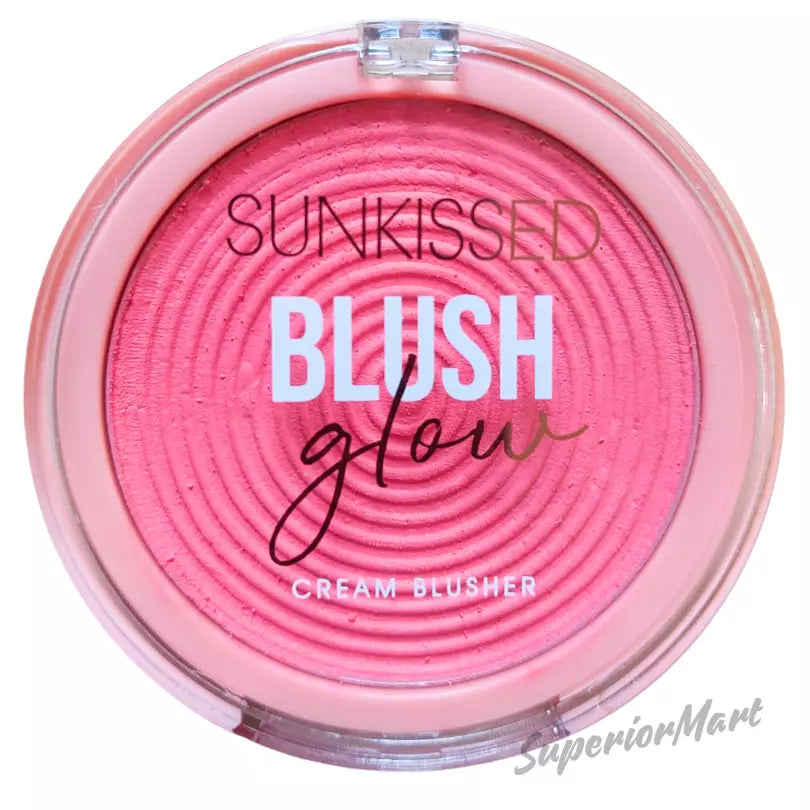 Sunkissed Pink Blush Glow Cream Blusher 13g Pink Glow Highlighter Blusher from Superior Mart