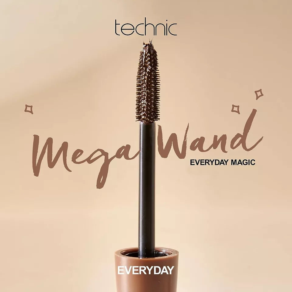 Technic Brown Mascara Lash Building Mega Lash Volumising Lifts Vegan Mascara from Superior Mart