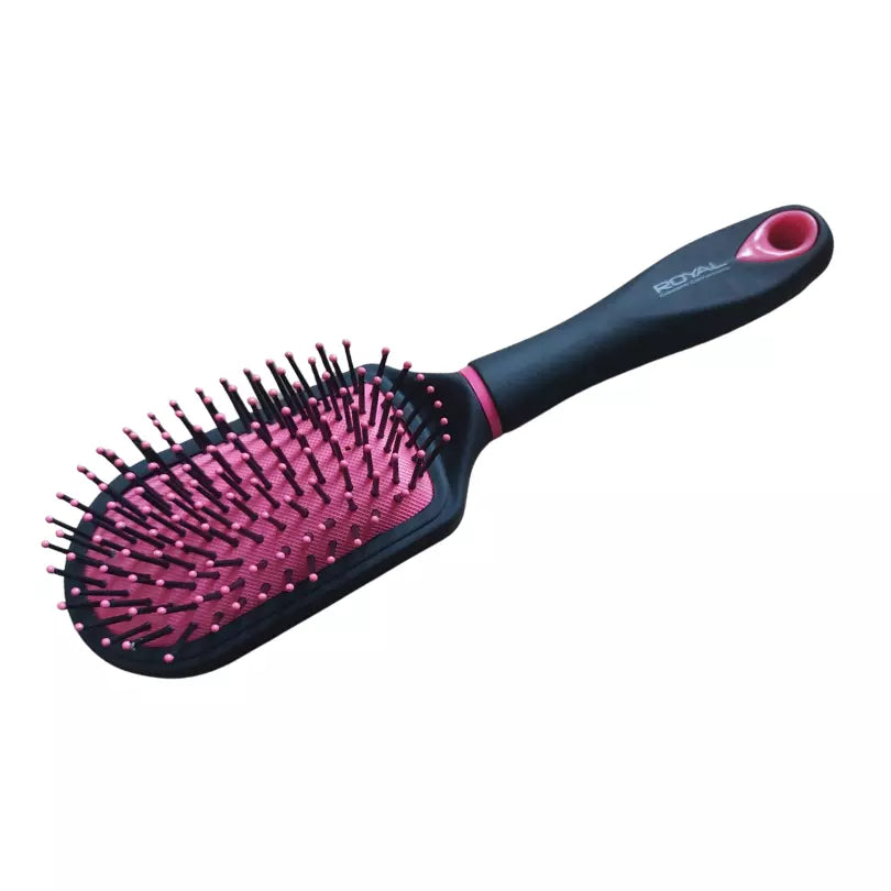 Professional Salon Hair brush Comb Styling Paddle Oval Diamante Cushion Massage from Superior Mart