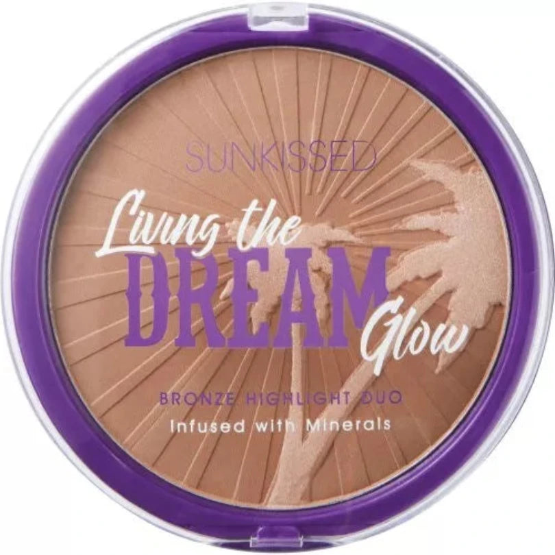 Sunkissed Living The Dream Glow Bronze Highlight Duo Large 28.5g from Superior Mart
