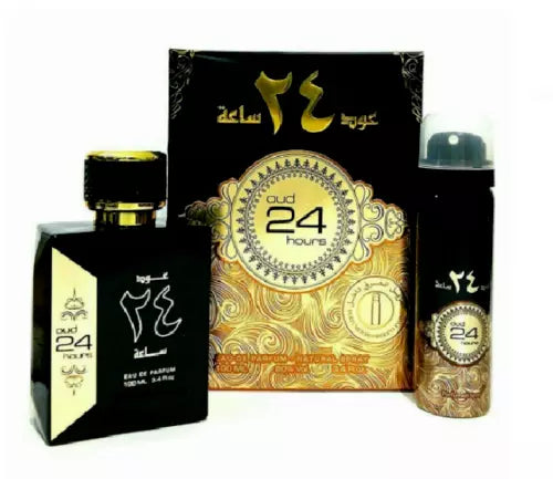 Arabian Perfume Oud 24Hrs 100ml Attar Ul Arabia Oud 24 Hours Long Lasting Unisex from Superior Mart