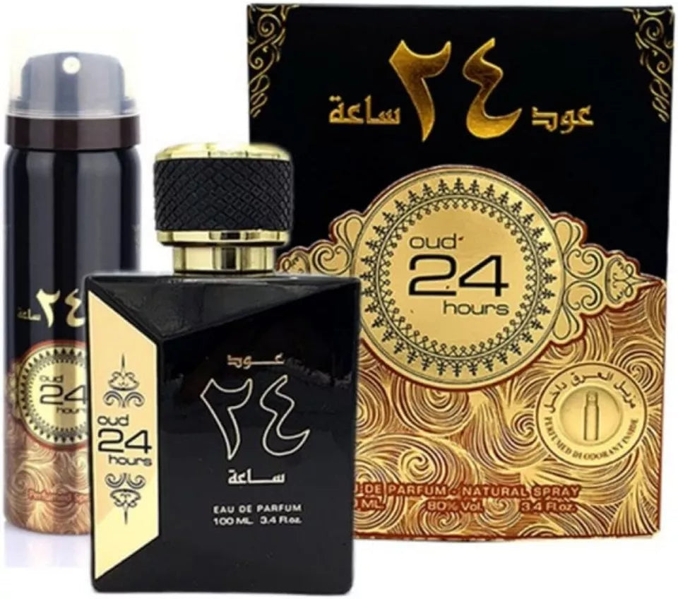Arabian Perfume Oud 24Hrs 100ml Attar Ul Arabia Oud 24 Hours Long Lasting Unisex from Superior Mart