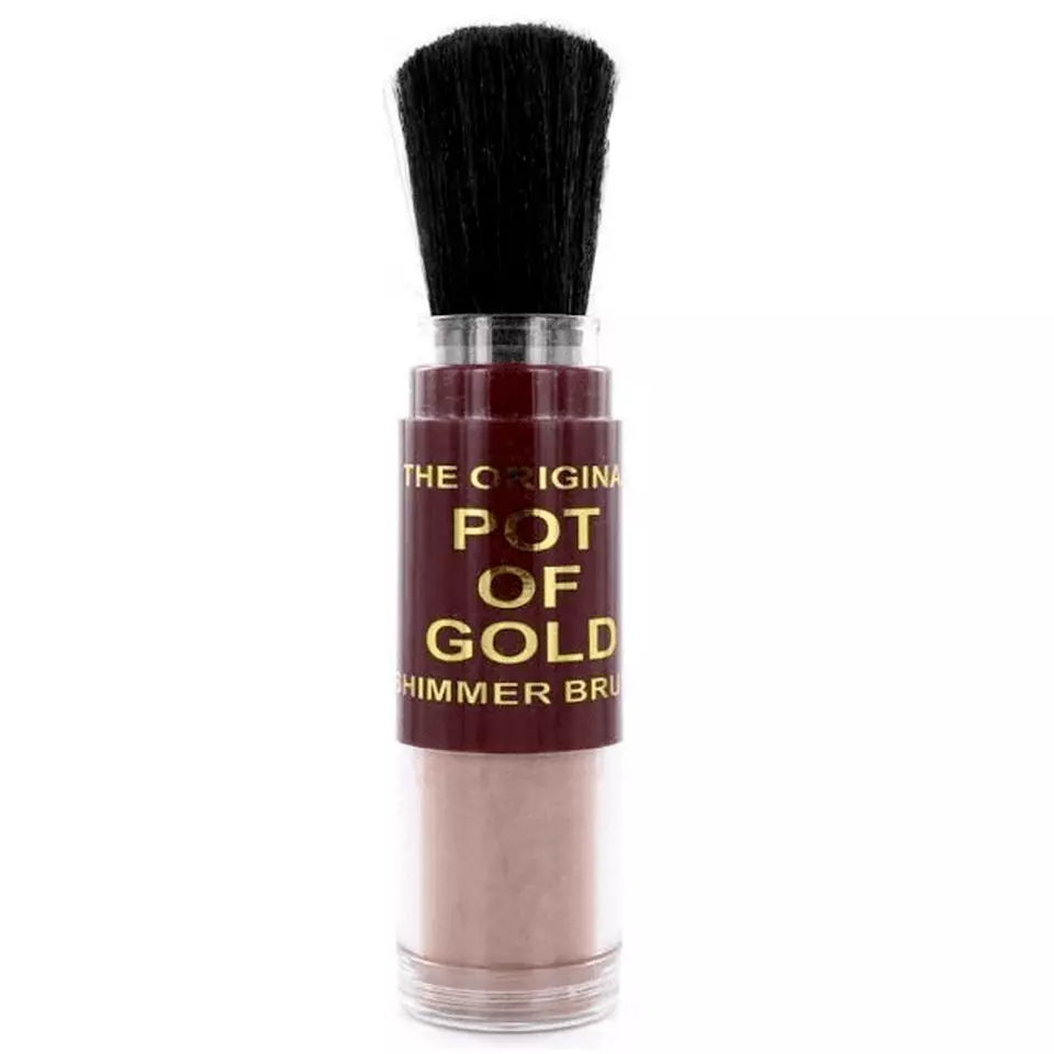 POT OF GOLD Shimmering Brush Bronzer With Loose Bronzing Powder Face & Body UK from Superior Mart