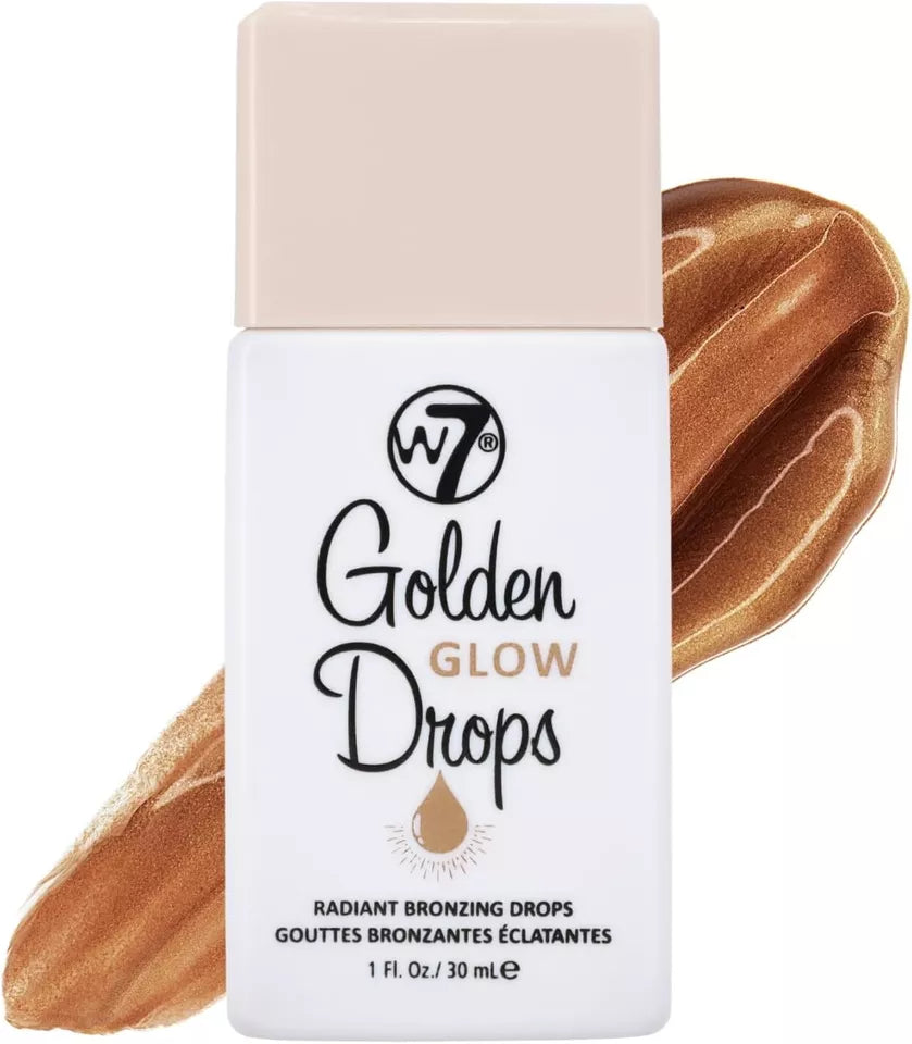 W7 Golden Glow Bronze Drops Illuminating Bronzing Flawless Skin Radiant Finish from Superior Mart