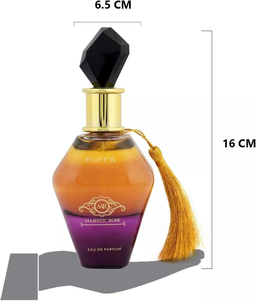 Riiffs Majestic Rose 100ml EDP Eau De Parfum For Men & Women Long Lasting Boxed from Superior Mart