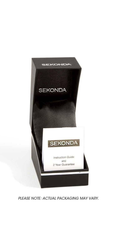 Sekonda Mens Dated Basic Classic Style Stainless Steel Bracelet Watch 3730 from Sekonda
