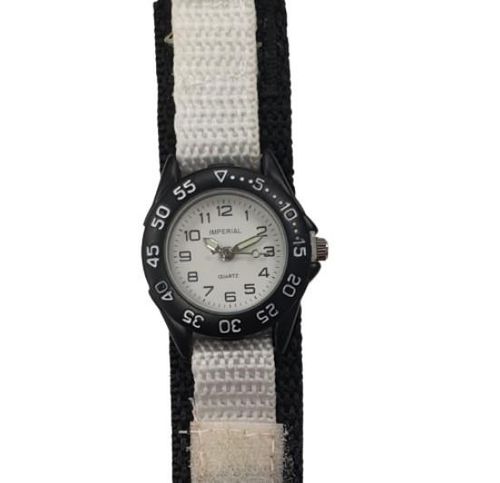 Imperial Girls & Boys White Dial with Velcro Strap Easy Fasten Watch IMP-W CLEARANCE NEEDS RE-BATTERY from Imperial