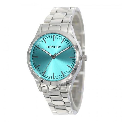 Henley Ladies Sunray Blue Dial & Silver Bracelet Watch H07329.6 from Henley