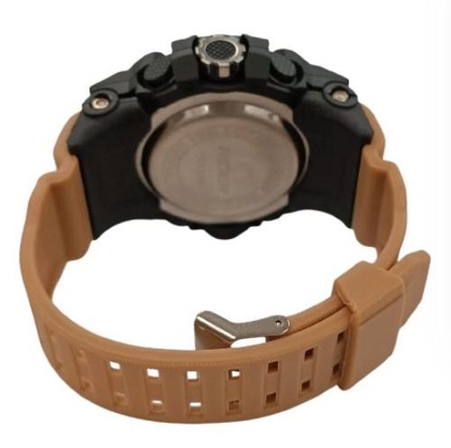 Rider Mens Dual Time Digital Black Dial Brown Rubber Strap Watch Models May Vary  - CLEARANCE NEEDS RE-BATTERY from N/A