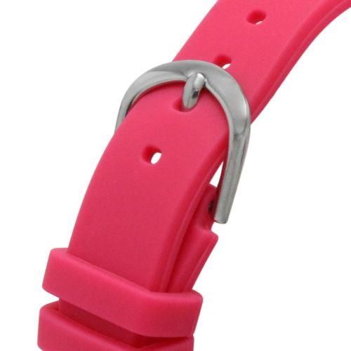 Lorus Ladies Girls Pink Dial and Pink Rubber PU Strap Watch RRX81GX9 from Lorus