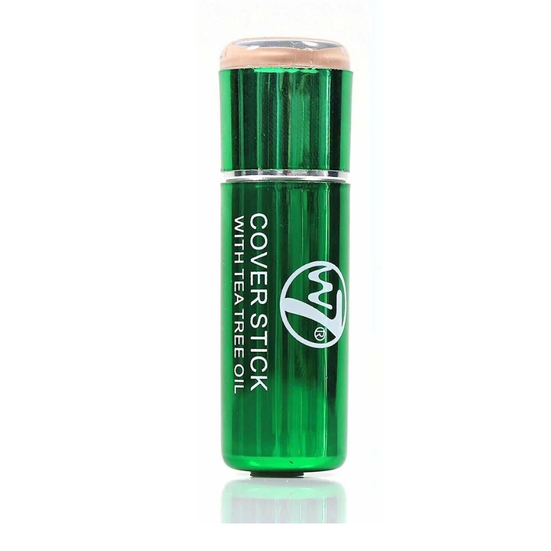 W7 Concealer Cover Stick Tea Tree Oil Conceal Spot Blemish Pores Medium Deep from Superior Mart